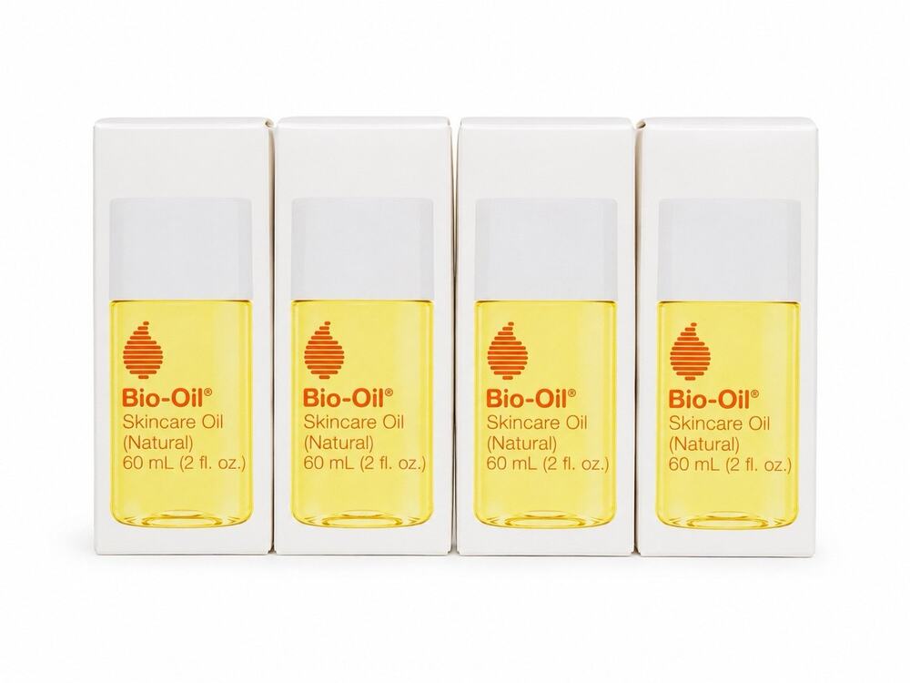 Bio-Oil Natural Skincare Oil Natural 60 mL (2 fl. oz.) *Set Of 4* New In Box